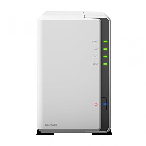 Synology DS218j 2-Bay 4TB Bundle mit 2X 2TB Red WD20EFRX von Synology