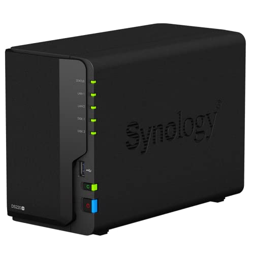 Synology DS220+ 2-Bay 24TB Bundle mit 2X 12TB IronWolf ST12000VN0008 von Synology
