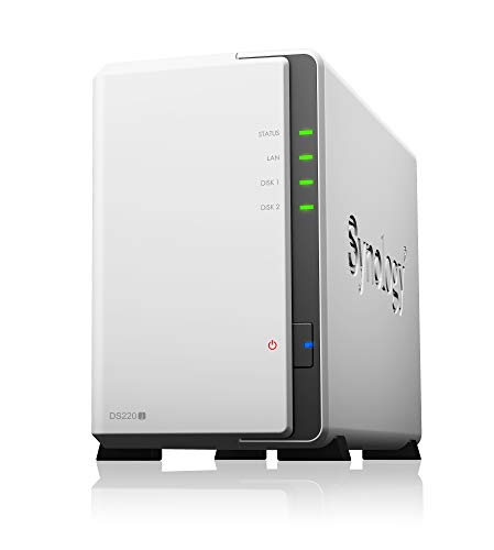 Synology DS220j 8 TB 2 Bay Desktop NAS-Lösung | Installiert mit 2 x 4 TB Seagate IronWolf-Laufwerken Synology DS220j 8 TB 2 Bay Desktop NAS-Lösung | Installiert mit 2 x 4 TB Seagate IronWolf-Laufwerken von Synology