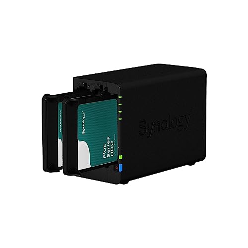 SYNOLOGY DS224+ 2 GB NAS 24 TB (2 x 12 TB) HAT3300, montiert und getestet mit SE DSM installiert von Synology
