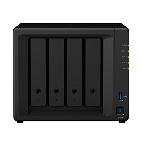 Synology DS418 32TB 4 Bay NAS-Lösung, installiert mit 4 x 8TB Toshiba N300 Laufwerken Synology DS418 32TB 4 Bay NAS-Lösung, installiert mit 4 x 8TB Toshiba N300 Laufwerken von Synology