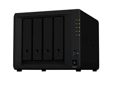 Synology DS418 32TB 4 Bay NAS Lösung | Eingerichtet mit 4 x 8TB Seagate IrownWolf Fährt von Synology