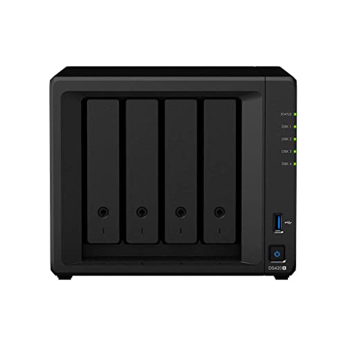 Synology DS420+(6G) Synology RAM 4-Bay 48TB Bundle mit 4X 12TB Synology HAT5300 von Synology