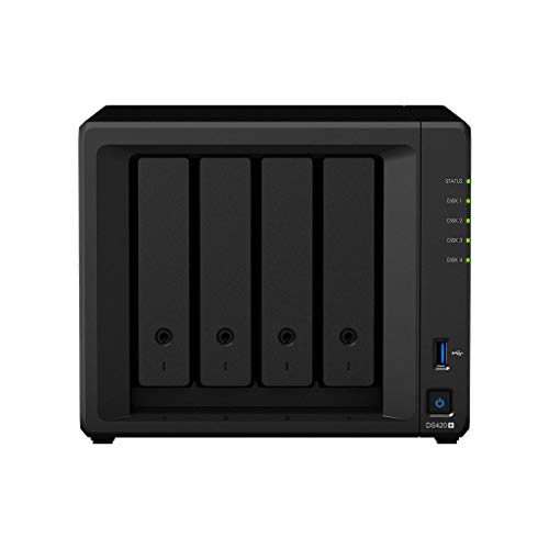 Synology DS420+ 4-Bay 24TB Bundle mit 4X 6TB IronWolf ST6000VN001 Synology DS420+ 4-Bay 24TB Bundle mit 4X 6TB IronWolf ST6000VN001 von Synology Bundle