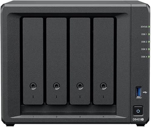Synology DS423+ 16TB 4 Bay Desktop NAS-Lösung installiert mit 4 x 4 TB HAT5300-Laufwerken Synology DS423+ 16TB 4 Bay Desktop NAS-Lösung installiert mit 4 x 4 TB HAT5300-Laufwerken von Synology