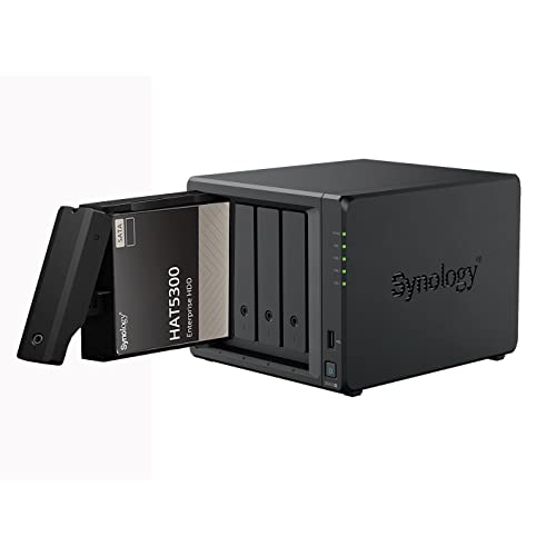 SYNOLOGY DS423+ 2 GB NAS 64 TB (4 x 16 TB) HAT5300, montiert und getestet mit SE DSM installiert von Synology