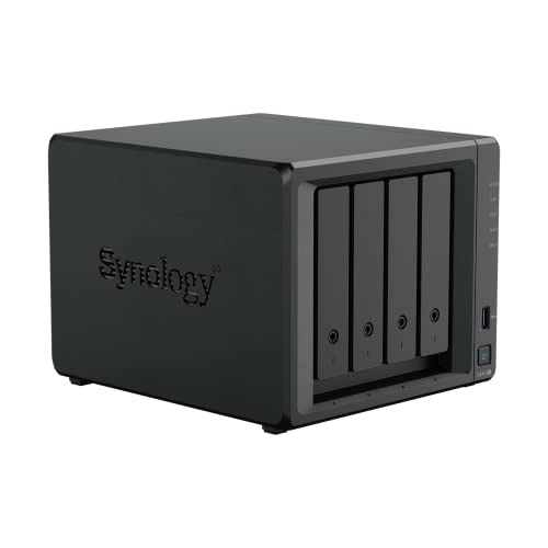 Synology DS423+ 4-Bay Diskstation NAS (Intel Celeron J4125 4-Core 2GB Ram 2xRJ-45 1GbE LAN-Port) 32TB Bundle mit 4X HAT3310-8T von Synology