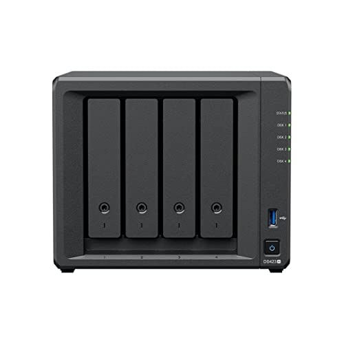 Synology DS423+ 6GB NAS 16TB (4X 4TB) Seagate IronWolf, montiert und getestet mit SE DSM installiert von Synology