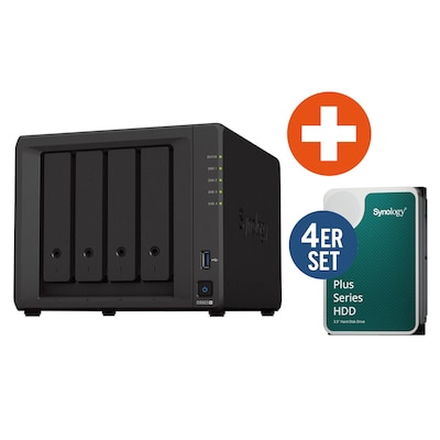 Synology DS423+ NAS System 4-Bay 32 TB inkl. 4x 8 TB Synology HDD HAT3310-8T von Synology