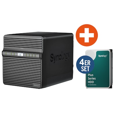 Synology DS423 NAS System 4-Bay 48 TB inkl. 4x 12 TB Synology HDD HAT3310-12T Synology DS423 NAS System 4-Bay 48 TB inkl. 4x 12 TB Synology HDD HAT3310-12T von Synology