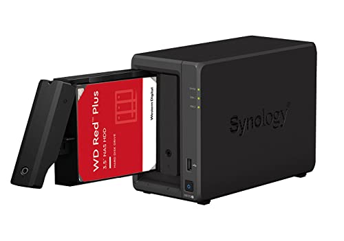 Synology DS723+ 2GB NAS 12TB (2X 6TB) WD Red+, montiert und getestet mit SE DSM installiert von Synology