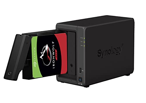 Synology DS723+ 2GB NAS 20TB (2x10TB) Seagate IronWolf, montiert und getestet mit DSM SE installiert von Synology