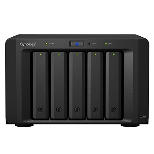Synology DX517 10TB (5 x 2TB WD RED) 5 Bay Desktop-NAS-Erweiterungseinheit von Synology