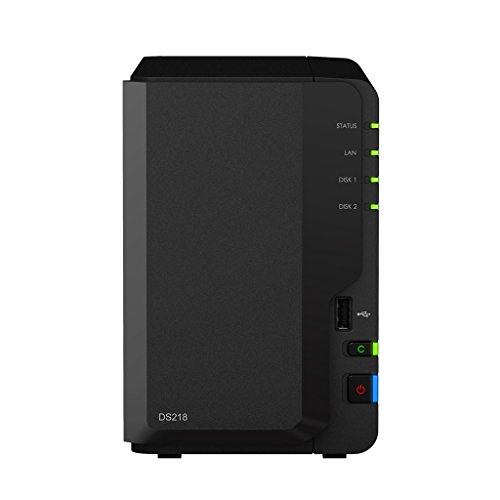 Synology DiskStation DS218 Bundle inkl. Seagate Ironwolf (2 x 1TB Seagate Ironwolf) von Synology