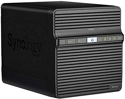 Synology DiskStation DS420j NAS-Server 4-Bay Raid HDD Bundle, Kapazität:16.000GB (16TB) von Synology