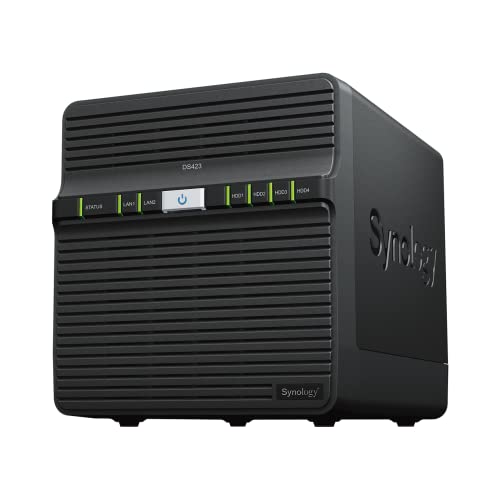 Synology DiskStation DS423 Netzwerkspeicherlaufwerk, Schwarz Synology DiskStation DS423 Netzwerkspeicherlaufwerk, Schwarz von Synology