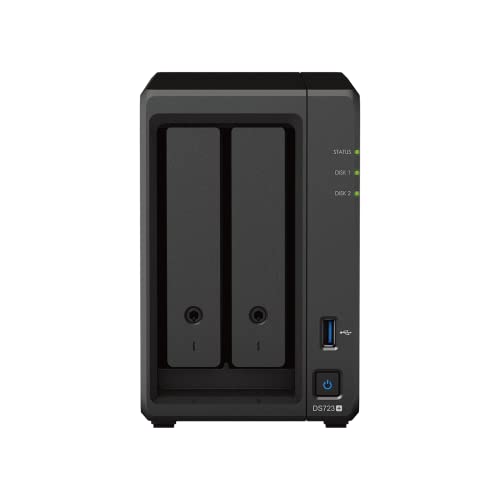 Synology DiskStation DS723+ NAS/Storage Server Tower Ethernet LAN Black R1600 von Synology