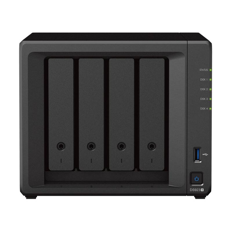 Synology DiskStation DS923+ 4-Bay NAS [2,5"/3,5" SATA HDD/SSD/NVMe, 2x Gigabit LAN, 2x USB 3.0, 4GB RAM] von Synology