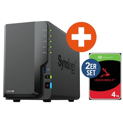 Synology Diskstation DS224+ NAS System 2-Bay inkl. 2x 4 TB Seagate ST4000VN006 Synology Diskstation DS224+ NAS System 2-Bay inkl. 2x 4 TB Seagate ST4000VN006 von Synology