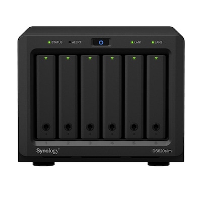 Synology Diskstation DS620slim NAS System 6-Bay Leergehäuse von Synology