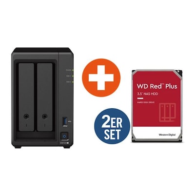 Synology Diskstation DS723+ NAS System 2-Bay inkl. 2x 6TB WD Red Plus WD60EFPX Synology Diskstation DS723+ NAS System 2-Bay inkl. 2x 6TB WD Red Plus WD60EFPX von Synology