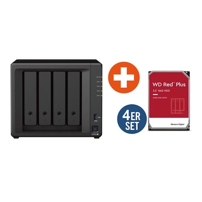 Synology Diskstation DS923+ NAS System 4-Bay inkl. 4x 6TB WD Red Plus WD60EFPX von Synology