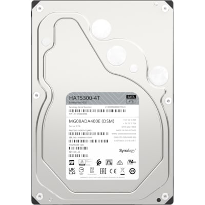 Synology HAT5300-4T - 4 TB 7200 rpm 256 MB 3,5 Zoll SATA 6 Gbit/s Synology HAT5300-4T - 4 TB 7200 rpm 256 MB 3,5 Zoll SATA 6 Gbit/s von Synology