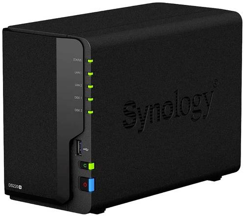 Synology NAS-Server (generalüberholt) (sehr gut) 12TB DS220+12TB-FR DS220+12TB-FR bestückt mit 2x von Synology
