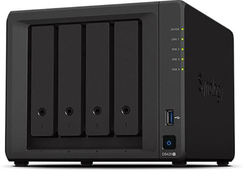 Synology NAS-Server (generalüberholt) (sehr gut) 12TB DiskStation DS420+ 12TB DS420+-12TB-FR bestü von Synology