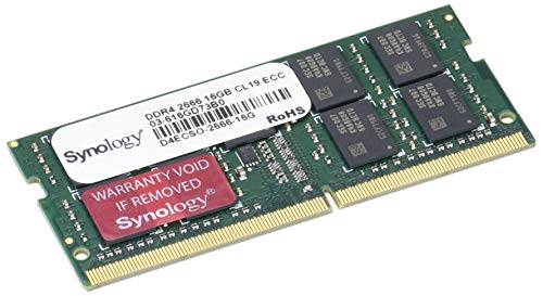16 Go (1 x 16 Go) DDR4 ECC Un-buffered SO-DIMM 2666 MHz (D4ECSO-2666-16G) von Synology
