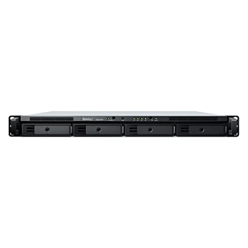 Synology RS822RP+ 4-Bay RackStation NAS (AMD Ryzen V1500B 2GB RAM 4xRJ-45 1GbE LAN-Port) 40 TB Bundle mit 4 x 10TB Seagate IronWolf HDDs von Synology