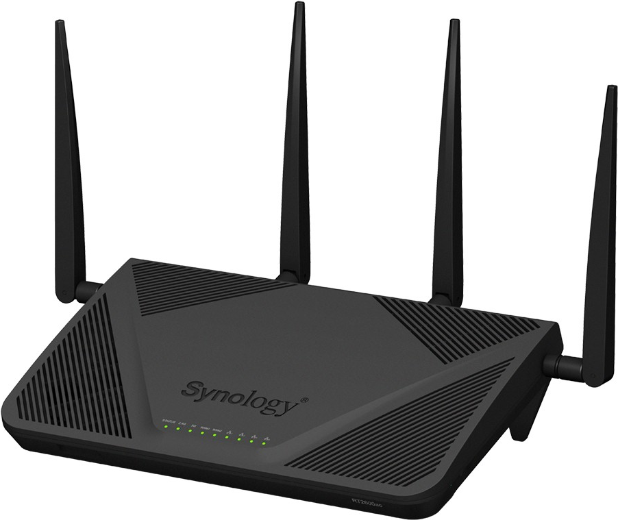 Synology RT2600ac - Wireless Router - 4-Port-Switch - GigE - 802.11a/b/g/n/ac - Dual-Band Synology RT2600ac - Wireless Router - 4-Port-Switch - GigE - 802.11a/b/g/n/ac - Dual-Band von Synology