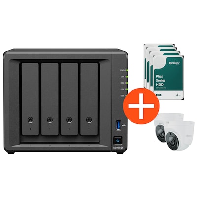 Synology Surveillance Bundle Diskstation DS925+ 4x4TB HDD + 2x TC500 Kamera Synology Surveillance Bundle Diskstation DS925+ 4x4TB HDD + 2x TC500 Kamera von Synology