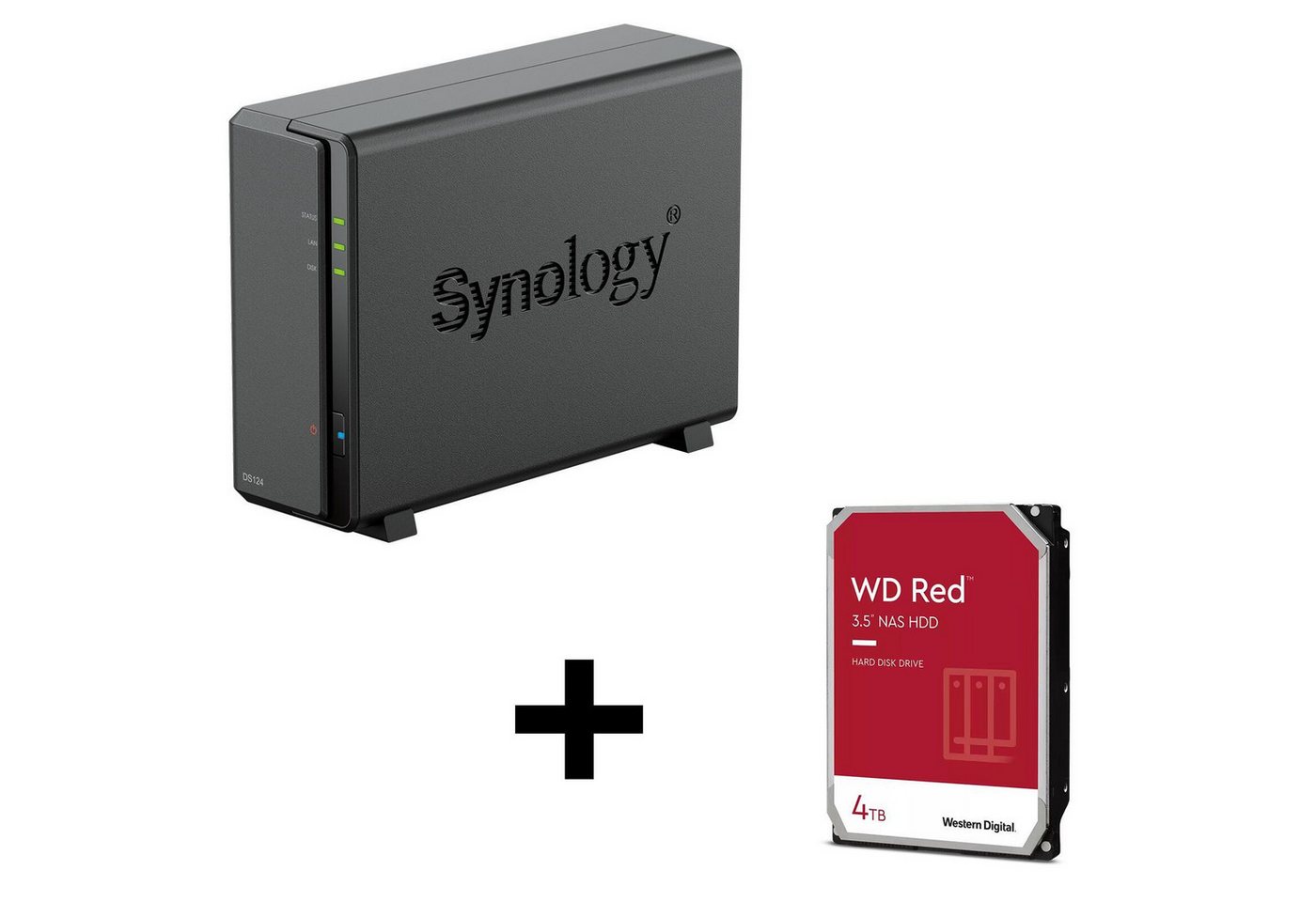 Synology Synology DS124 + Western Digital WD40EFPX PC-Arbeitsspeicher Synology Synology DS124 + Western Digital WD40EFPX PC-Arbeitsspeicher von Synology