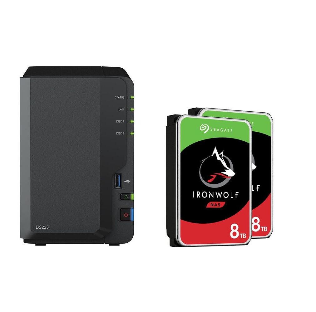 Synology Synology DS223 + Seagate ST8000VN004 PC-Arbeitsspeicher Synology Synology DS223 + Seagate ST8000VN004 PC-Arbeitsspeicher von Synology