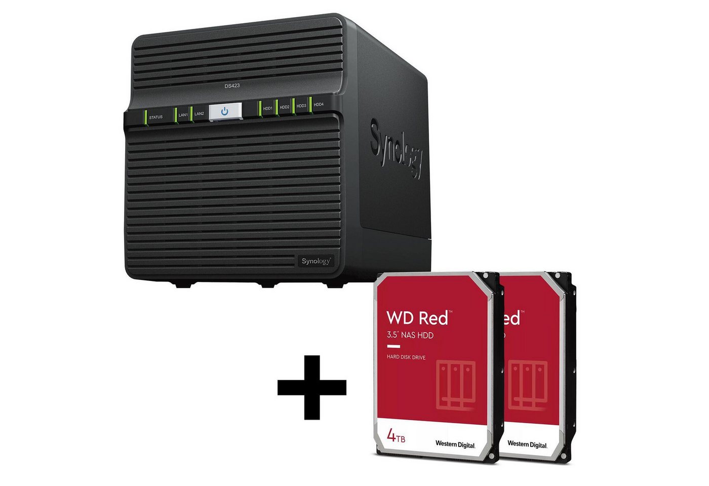 Synology Synology DS423 + Western Digital WD40EFPX PC-Arbeitsspeicher Synology Synology DS423 + Western Digital WD40EFPX PC-Arbeitsspeicher von Synology
