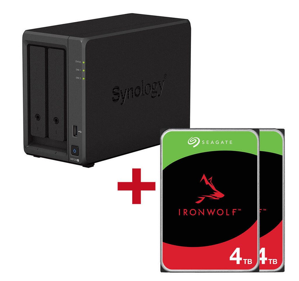 Synology Synology DS723+ + Seagate ST4000VN006 PC-Arbeitsspeicher Synology Synology DS723+ + Seagate ST4000VN006 PC-Arbeitsspeicher von Synology