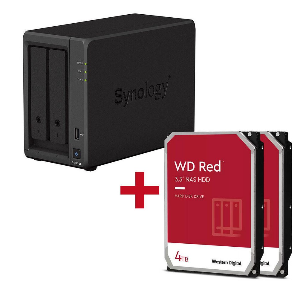 Synology Synology DS723+ + Western Digital WD40EFPX PC-Arbeitsspeicher Synology Synology DS723+ + Western Digital WD40EFPX PC-Arbeitsspeicher von Synology