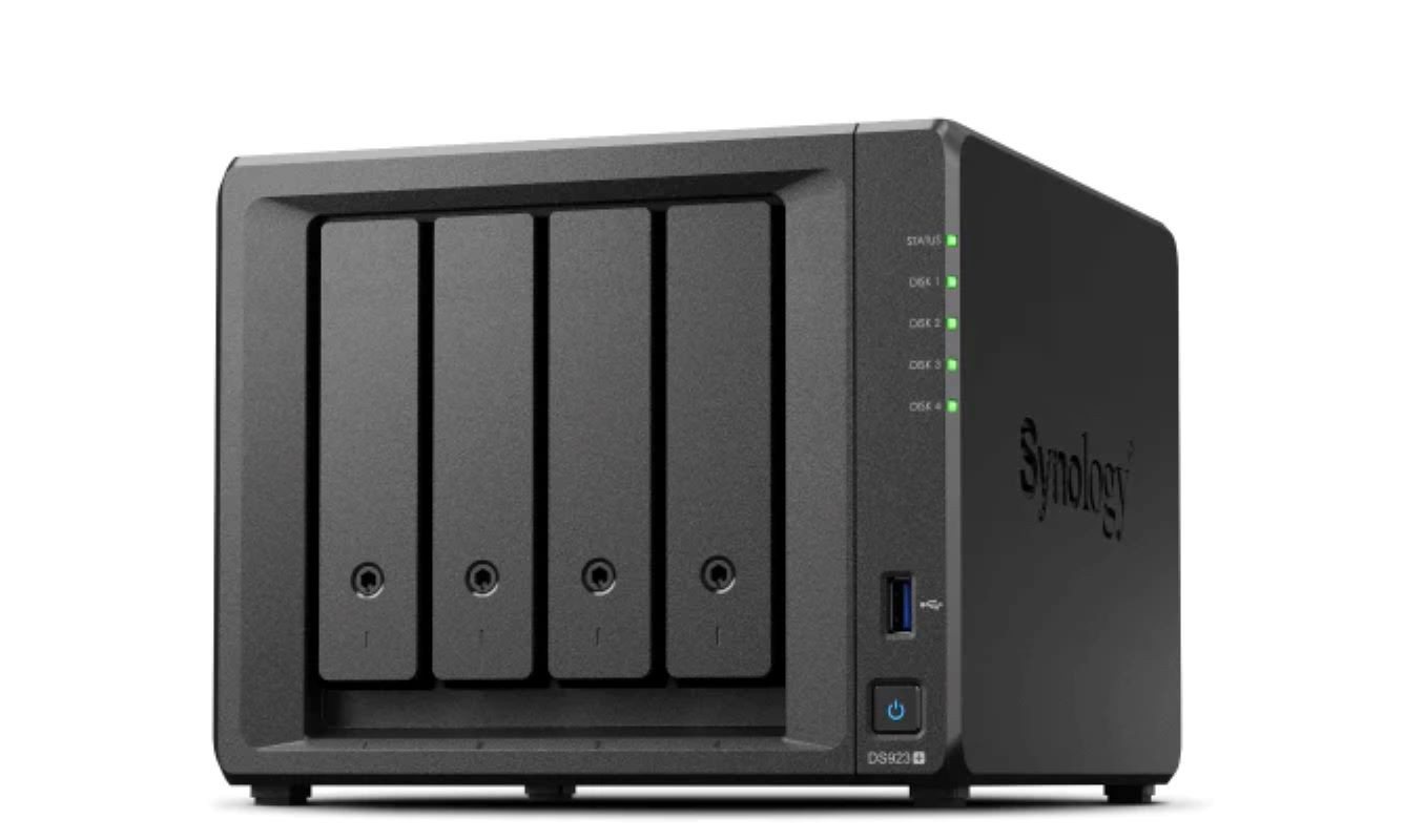 Synology Synology NAS DiskStation DS923+ NAS-Server (Mit einer Expansionseinheit auf max. 9 Speicherlaufwerke erweiterbar) von Synology