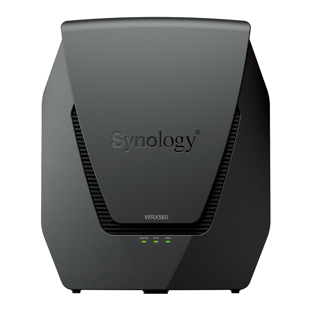 Synology WRX560 WLAN Mesh Router WiFi 6 (802.11ax), Dual-Band, bis zu 3.000 Mbit/s, 1x 2.5 GbE LAN/WAN, 3x GbE LAN, 1x GbE WAN von Synology
