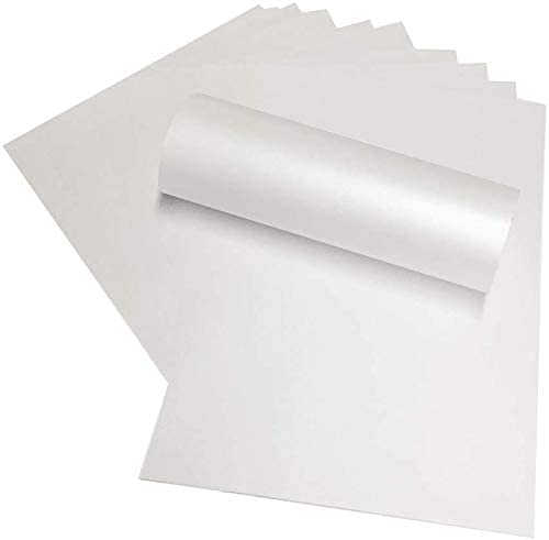 50 Blatt Perlglanz-Karton, A4, doppelseitig, Perlglanz, 290 g/m² von Syntego