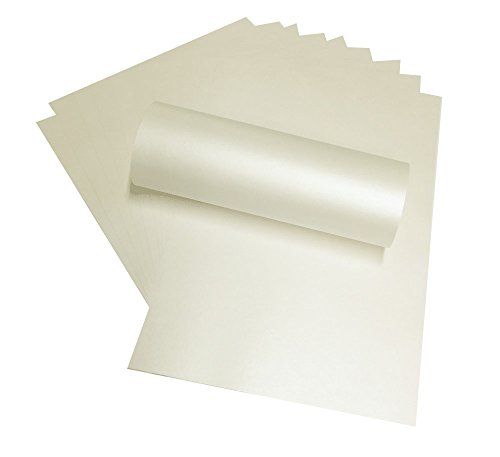 Syntego A4 doppelseitiges quarzo peregrina majestätisches Perlglanzpapier,120 g/m², geeignet für Tintenstrahl- und Laserdrucker 20 Elfenbein von Syntego