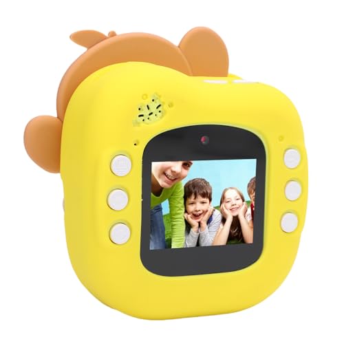 48-MP-HD-Kamera, Sofortdruck-Digitalkamera mit 2-Zoll-Bildschirm, Selfies, Timer für Kinder, Süßer Cartoon-AFFE für Kleinkinder, Geburtstags 48-MP-HD-Kamera, Sofortdruck-Digitalkamera mit 2-Zoll-Bildschirm, Selfies, Timer für Kinder, Süßer Cartoon-AFFE für Kleinkinder, Geburtstags von Syrisora