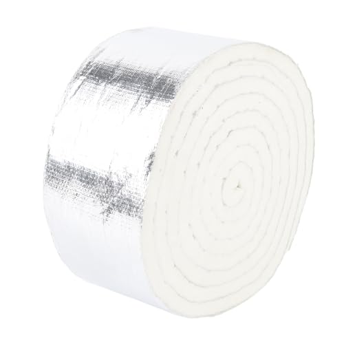 Fiberglas-Isolierband, Aluminium Folie Hitzeschutz Band für Autoteile, Marine RV-Sicherheits Platten, Kabel, Kraftstoff Leitungen, Computer Reparatur, 3,94 Inx 0,47 Inx 10,82 Ft Fiberglas-Isolierband, Aluminium Folie Hitzeschutz Band für Autoteile, Marine RV-Sicherheits Platten, Kabel, Kraftstoff Leitungen, Computer Reparatur, 3,94 Inx 0,47 Inx 10,82 Ft von Syrisora