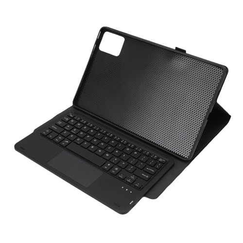 Syrisora Tab K11 Plus Tastaturgehäuse mit Hintergrundbeleuchtung, 7 Farb Entfernbare Tastatur, 3 Winkelständer, Wiederaufladbar für 11,5 Zoll 2024, Dünnlicht -Schutzhülle, Schwarze Abs von Syrisora