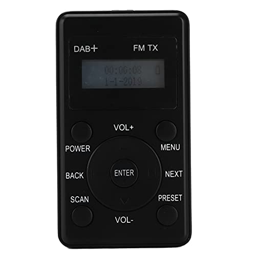 Tragbare DAB Radio, DAB/DAB+/UKW Radio, Digitales Clear Sound das Auto mit Kopfhörer,Taschenradio mit LCD Display,Doppelalarm, Sleeptimer, Kopfhörer Joggen Tragbare DAB Radio, DAB/DAB+/UKW Radio, Digitales Clear Sound das Auto mit Kopfhörer,Taschenradio mit LCD Display,Doppelalarm, Sleeptimer, Kopfhörer Joggen von Syrisora