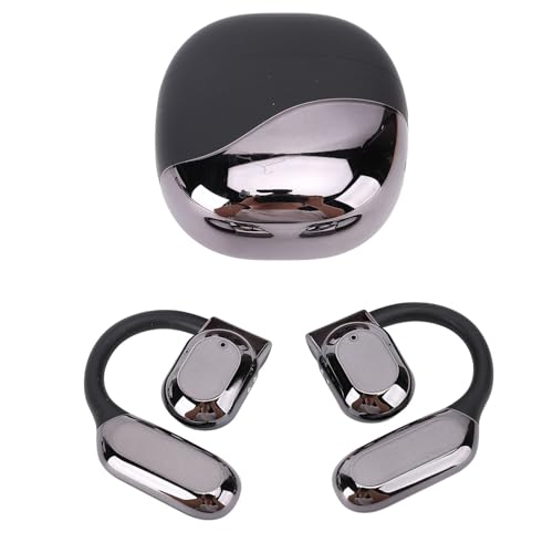 Übersetzungsohrhörer, KI -Sprachübersetzer Ohrhörer Übersetzer Ohrhörer, Earhook Active Rauschreduktion Wireless Bluetooth AI Sprachübersetzer Ohrhörer (Schwarz) von Syrisora