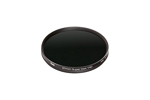 Syrp Small Super Dark Variable ND Filter - 67 mm - Neutraldichte - Reduziert Lichteinfall um 5-10 Blendenstufen (ND32-ND1024) - 52 mm + 58 mm Adapter + Etui inklusive - Hochwertiges Japanisches Glas von Syrp