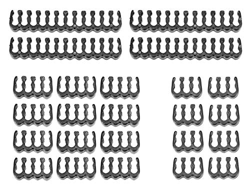 Sysoon 24 Stück Kabelkamm für 3 mm Kabel, Gesleved bis 3,4 mm / 0,13 Zoll, Schwarz, für PC EVGA GUP Drähte, 6/8/24-Pin, 4 bis 24-Pin, 30 g, 5,5 cm x 1 cm x 1 cm Sysoon 24 Stück Kabelkamm für 3 mm Kabel, Gesleved bis 3,4 mm / 0,13 Zoll, Schwarz, für PC EVGA GUP Drähte, 6/8/24-Pin, 4 bis 24-Pin, 30 g, 5,5 cm x 1 cm x 1 cm von Sysoon