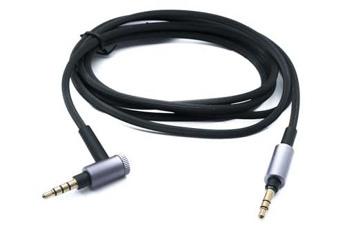 SYSTEM-S Audio Ersatz Kabel 150 cm AUX Klinke Lautstärkeregler Spirale für Sony MDR XB950BT 1000X 10R MZX7 WH 1000XM4 H900N CH700N SYSTEM-S Audio Ersatz Kabel 150 cm AUX Klinke Lautstärkeregler Spirale für Sony MDR XB950BT 1000X 10R MZX7 WH 1000XM4 H900N CH700N von System-S